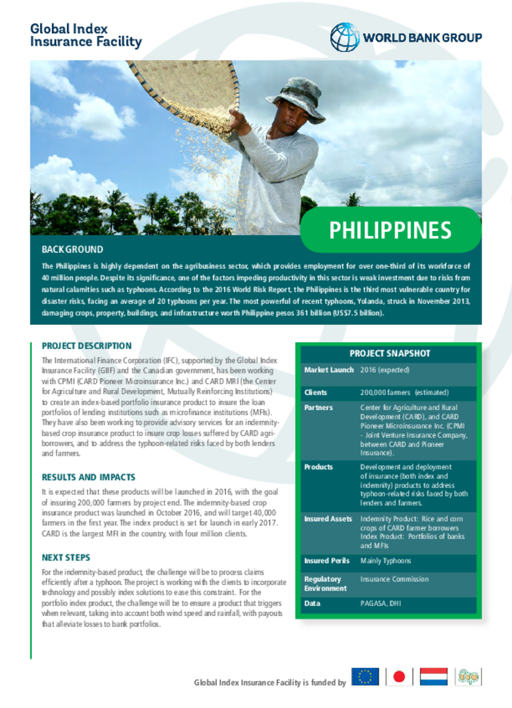 GIIF Country Profile: The Philippines