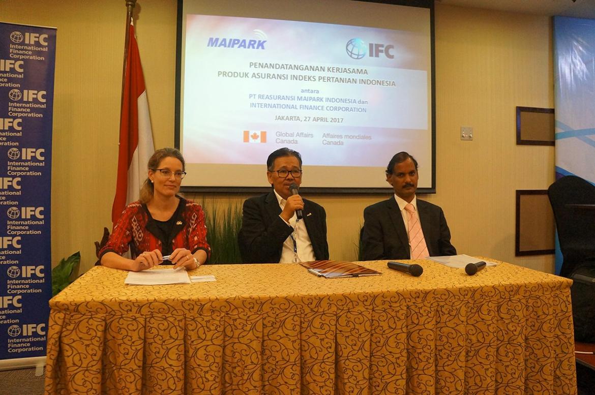 (C) World Bank Group IFC, MAIPARK to Develop Index-Based Insurance Schemes to Mitigate Weather Risks for Local Farmers