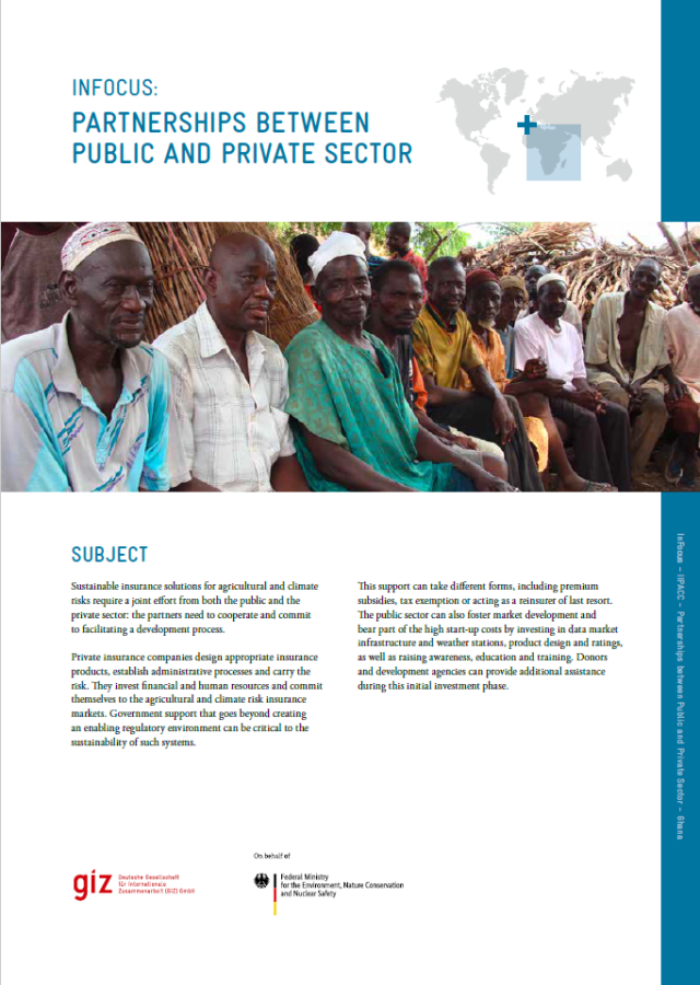 InFocus: Parternships between Public and Private Sectors