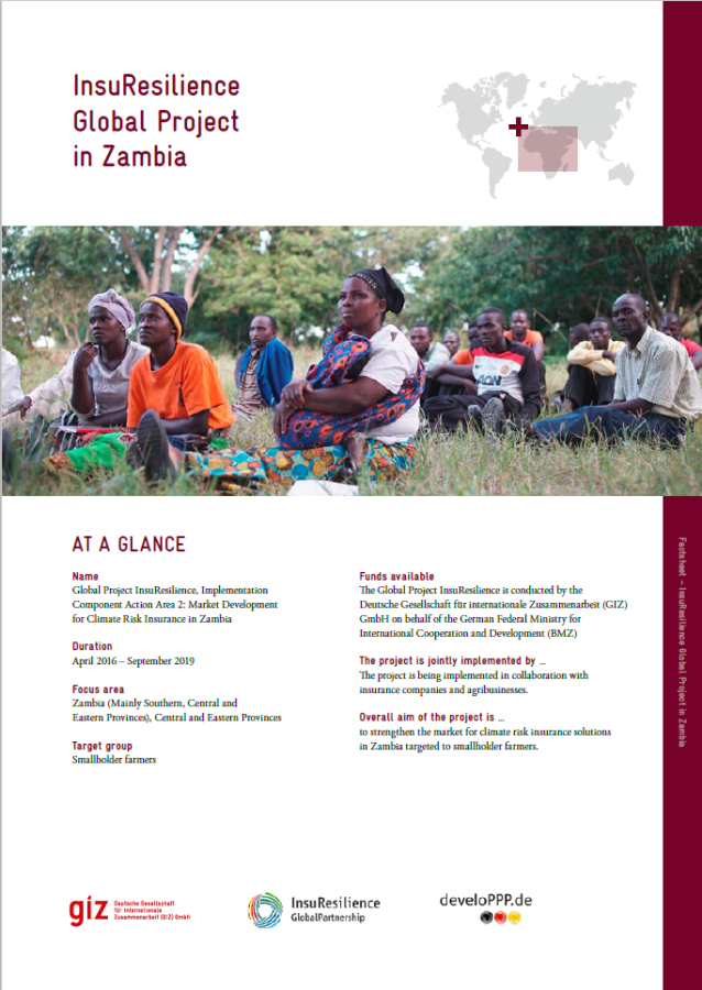 InsuResilience Gobal Project in Zambia