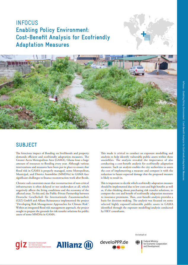 Enabling Policy Environment: Cost-Benefit Analysis for Ecofriendly Adaptation Measures 