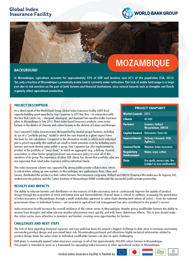 GIIF Country Profile: Mozambique