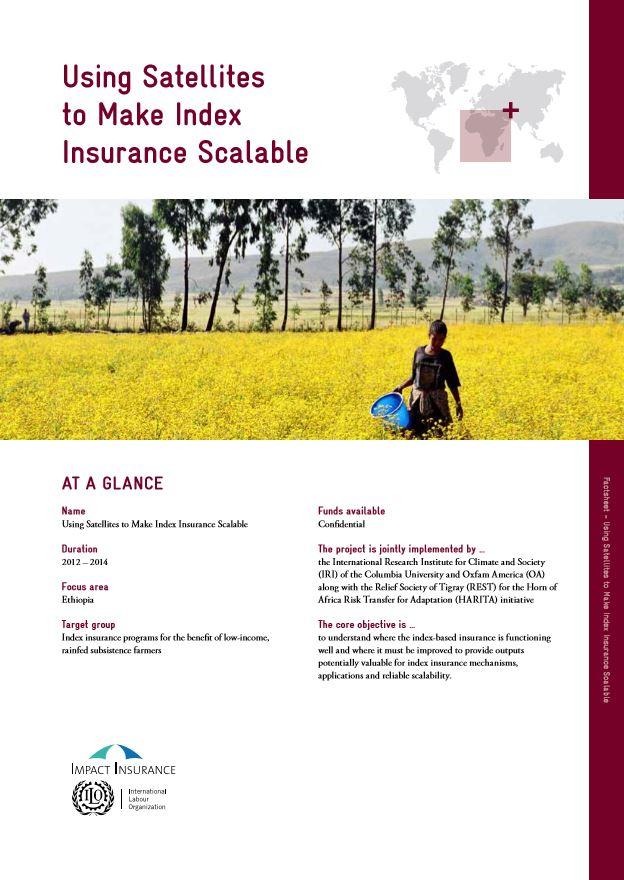 Using Satellites to Make Index Insurance Scalable