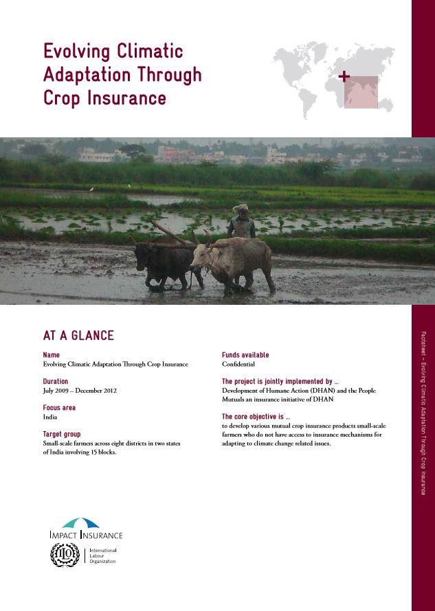 Evolving Climatic Adaptation Through Crop Insurance