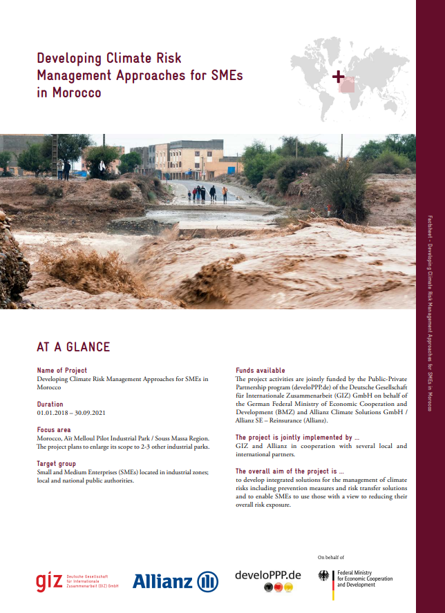 Developing Climate Risk Management Approaches for SMEs in Morocco