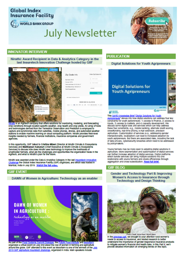 GIIF Newsletter - July 2021