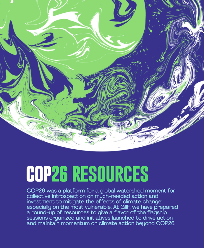 COP26 Curated Resources OnePager Thumbnail