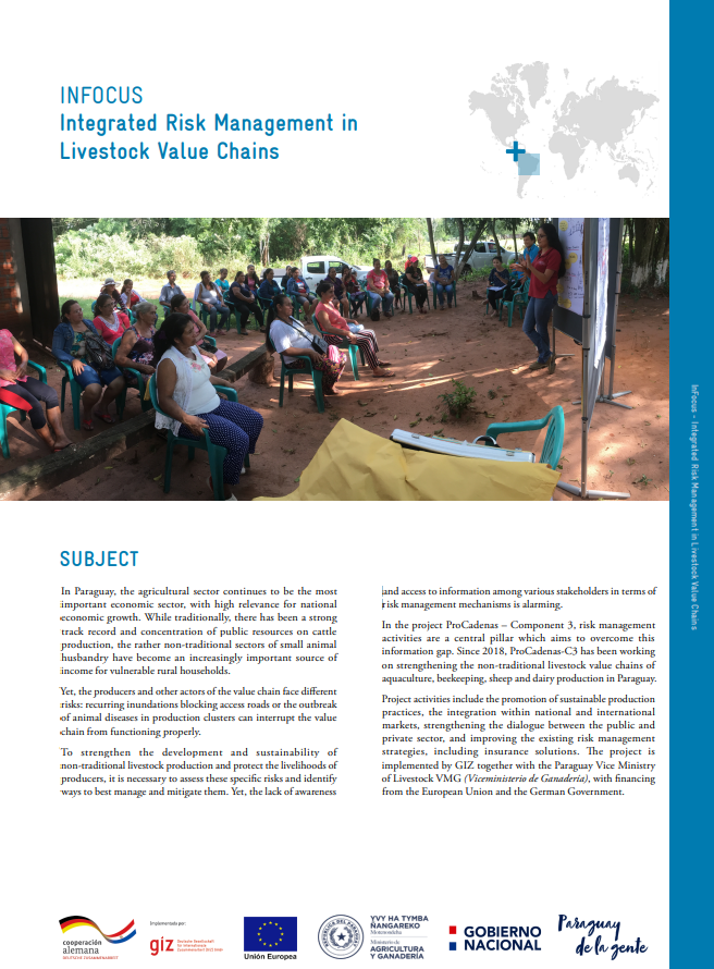 Paraguay: Integrated Risk Management in  Livestock Value Chains