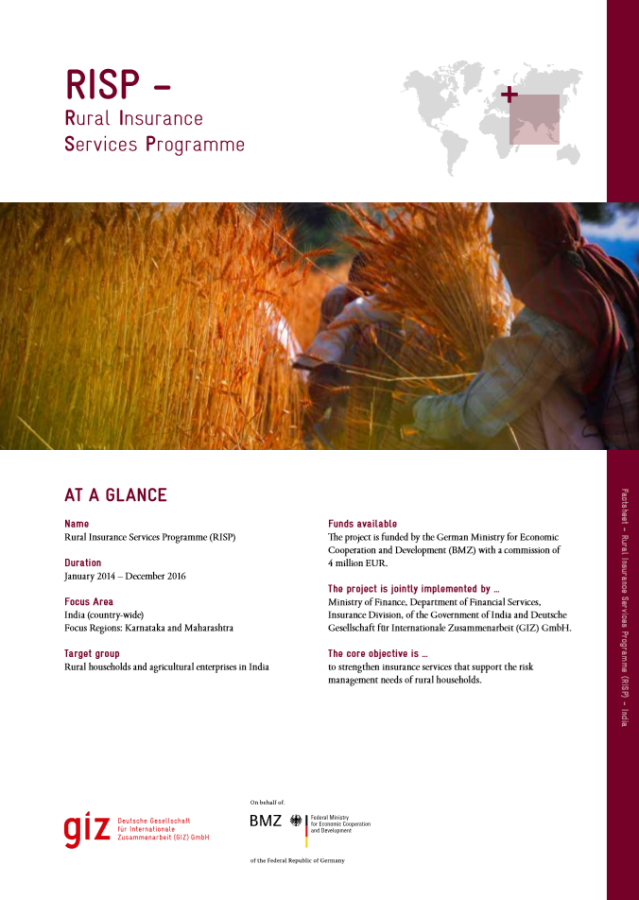 RISP – Rural Insurance  Services Programme