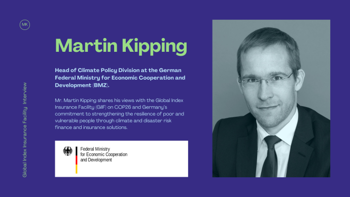 Martin Kipping: Head of Climate Policy Division at the BMZ