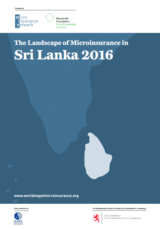 The landscape of microinsurance in Sri Lanka 2016
